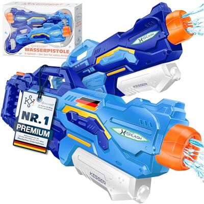 KESSER - Dual Pack - 1500ml - 10m - Pistolet d'eau - Publicité KESSER - Dual Pack - 1500ml - 10m - Pistolet d'eau - Publicité