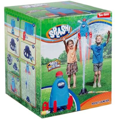 Toi-Toys Arroseur fusée pour le jardin - Publicité Toi-Toys Arroseur fusée pour le jardin - Publicité