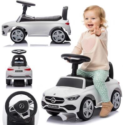 Sun Porteur Enfant 1 an Mercedes AMG C63 Coupe S voiturette, Interactive avec klaxon et Sons de Moteur Push Car (Blanc) - Publicité Sun Porteur Enfant 1 an Mercedes AMG C63 Coupe S voiturette, Interactive avec klaxon et Sons de Moteur Push Car (Blanc) - Publicité