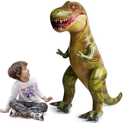 JOYIN géant t-Rex Dinosaur Gonflable pour Pool Party décorations, fête d'anniversaire de Cadeaux pour Les Enfants et Adultes (Plus 5ft. Grand) - Publicité JOYIN géant t-Rex Dinosaur Gonflable pour Pool Party décorations, fête d'anniversaire de Cadeaux pour Les Enfants et Adultes (Plus 5ft. Grand) - Publicité