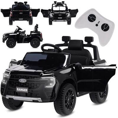 Sun Voiture électrique Ford pour Enfants de 3 à 6 Ans, Puissance Moteur 30W, télécommande, Suspension, phares, Lecteur MP3 (Noir) - Publicité Sun Voiture électrique Ford pour Enfants de 3 à 6 Ans, Puissance Moteur 30W, télécommande, Suspension, phares, Lecteur MP3 (Noir) - Publicité
