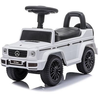 Sun Porteur Enfant 1 an Mercedes G voiturette, Interactive avec klaxon et Sons de Moteur Push Car (Blanc) - Publicité Sun Porteur Enfant 1 an Mercedes G voiturette, Interactive avec klaxon et Sons de Moteur Push Car (Blanc) - Publicité