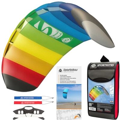 HQ - Symphony Beach III 1.3 Rainbow R2F Cerfs-Volants, 11768050, Multicolore 55,88 x 129,54 x 5,08 cm - Publicité HQ - Symphony Beach III 1.3 Rainbow R2F Cerfs-Volants, 11768050, Multicolore 55,88 x 129,54 x 5,08 cm - Publicité