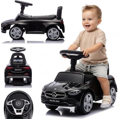 Sun Porteur Enfant 1 an Mercedes AMG C63 Coupe S voiturette, Interactive avec klaxon et Sons de Moteur Push Car (Noir) - Publicité Sun Porteur Enfant 1 an Mercedes AMG C63 Coupe S voiturette, Interactive avec klaxon et Sons de Moteur Push Car (Noir) - Publicité