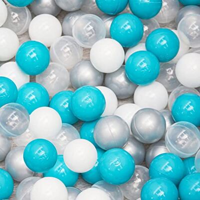 LittleTom Lot de 200 balles colorées pour Piscine à balles 5,5 cm Balles de Jeu pour Enfants Jouet pour bébé pour Piscine à balles, Tente, château rebondissant Balles en Plastique - Publicité LittleTom Lot de 200 balles colorées pour Piscine à balles 5,5 cm Balles de Jeu pour Enfants Jouet pour bébé pour Piscine à balles, Tente, château rebondissant Balles en Plastique - Publicité