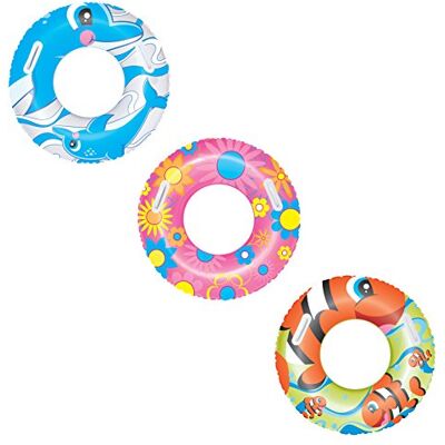 Bestway 'Bouée de Kiddie, 76 cm, Assortis - Publicité Bestway 'Bouée de Kiddie, 76 cm, Assortis - Publicité