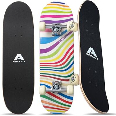 Apollo Skateboard pour Enfants, Petit Skate pour Enfants, Planche à roulettes - Publicité Apollo Skateboard pour Enfants, Petit Skate pour Enfants, Planche à roulettes - Publicité
