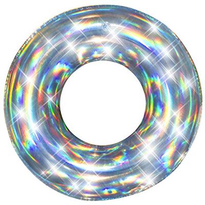 Bestway ® Φ42/Φ1.07m Iridescent Swim Ring - Publicité Bestway ® Φ42/Φ1.07m Iridescent Swim Ring - Publicité