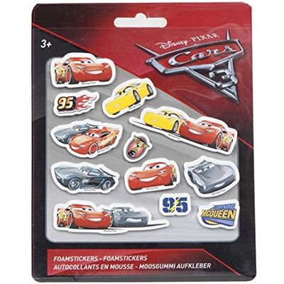 Disney Cars 3 Foam Stickers Small - Publicité Disney Cars 3 Foam Stickers Small - Publicité