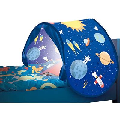 BEST DIRECT Rideau de jeu Starlyf Sleepfun Tent, chaud pour enfants, tente Pop Up avec structure décorative pour lit d'enfant Accessoire avec lumière de nuit pour chambre d'enfant en couleurs bleues - Publicité BEST DIRECT Rideau de jeu Starlyf Sleepfun Tent, chaud pour enfants, tente Pop Up avec structure décorative pour lit d'enfant Accessoire avec lumière de nuit pour chambre d'enfant en couleurs bleues - Publicité