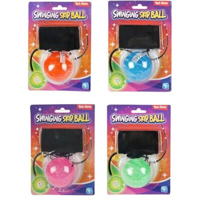 Toi-Toys Bouncing Ball avec LED 1 pièce Return Ball Avec élastique - Publicité Toi-Toys Bouncing Ball avec LED 1 pièce Return Ball Avec élastique - Publicité
