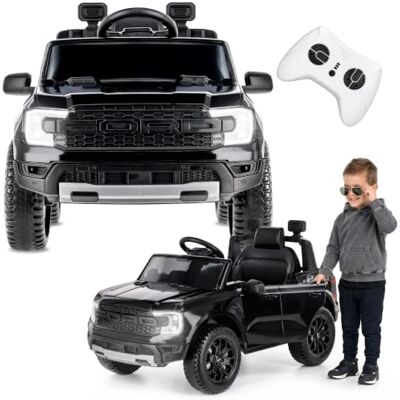 Sun Ford Raptor Voiture Électrique Enfant 3-6 Ans, Véhicule Électrique 12V 4,5Ah, Télécommande Parentale, MP3, Éclairage LED, Suspension Noir - Publicité Sun Ford Raptor Voiture Électrique Enfant 3-6 Ans, Véhicule Électrique 12V 4,5Ah, Télécommande Parentale, MP3, Éclairage LED, Suspension Noir - Publicité