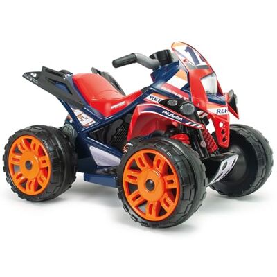 INJUSA Quad Electrique Enfants 2 a 4 Ans The Beast Repsol 12V Pedale Accelerateur Marche Arriere Roues Larges Jouet Garcon Bleu Batterie Incluse Cadeau Exterieur Conduite - Publicité INJUSA Quad Electrique Enfants 2 a 4 Ans The Beast Repsol 12V Pedale Accelerateur Marche Arriere Roues Larges Jouet Garcon Bleu Batterie Incluse Cadeau Exterieur Conduite - Publicité