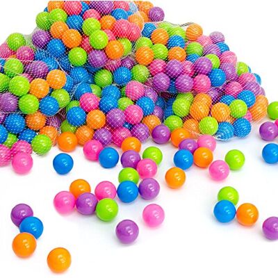 LittleTom 650 Boules colorées Ø5,5cm piscines Enfants Couleurs Pastel - Publicité LittleTom 650 Boules colorées Ø5,5cm piscines Enfants Couleurs Pastel - Publicité