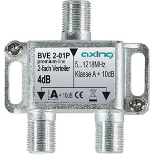 Axing BVE 2-01P splitter distributeur repartiteur 2 voies sorties pour FM CATV télévision numérique par câble (5-1218 MHz) - Publicité