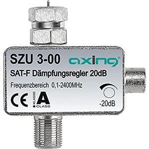 Axing SZU 3-00 atténuateur de signal satellite et terrestre avec F-connecteurs 20 dB réglable - Publicité