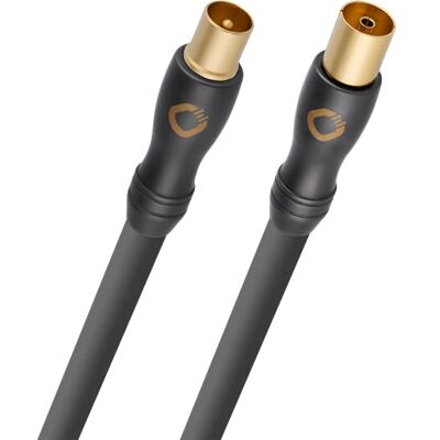 OEHLBACH Transmission Shift HD Câble d'antenne (fabriqué en Allemagne – Câble coaxial 4K UltraHD pour TV, radio, télévision par câble – HDTV, blindage 4 voies) – 6 m Anthracite - Publicité OEHLBACH Transmission Shift HD Câble d'antenne (fabriqué en Allemagne – Câble coaxial 4K UltraHD pour TV, radio, télévision par câble – HDTV, blindage 4 voies) – 6 m Anthracite - Publicité