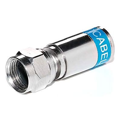 Cabelcon CX3 7.0 Lot de 8 fiches F à compression F 7 mm - Publicité Cabelcon CX3 7.0 Lot de 8 fiches F à compression F 7 mm - Publicité