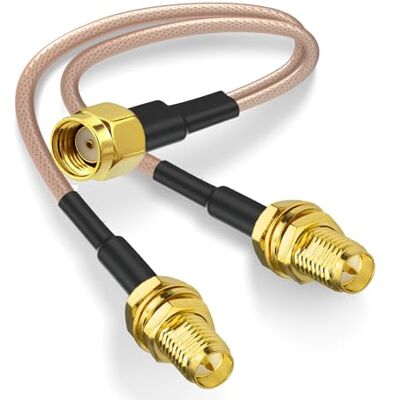 Superbat Splitter RPSMA 15cm Câble RPSMA Mâle à Double RPSMA Femelle RG316 2 Voies, Type V, 50 Ohms, Faible Perte, Fin et Souple, pour Antenne WiFi/4G LTE, Routeurs, Analyseurs, Modem - Publicité Superbat Splitter RPSMA 15cm Câble RPSMA Mâle à Double RPSMA Femelle RG316 2 Voies, Type V, 50 Ohms, Faible Perte, Fin et Souple, pour Antenne WiFi/4G LTE, Routeurs, Analyseurs, Modem - Publicité