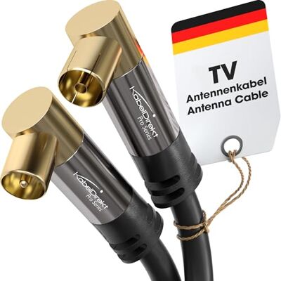 KabelDirekt – Câble Antenne TV 4K – 3m, 90° - Publicité KabelDirekt – Câble Antenne TV 4K – 3m, 90° - Publicité