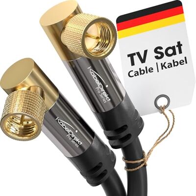 KabelDirekt – Câble Satellite & Antenne TV – 3m, 90° - Publicité KabelDirekt – Câble Satellite & Antenne TV – 3m, 90° - Publicité