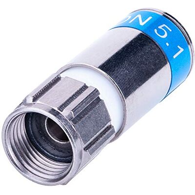 Cabelcon Lot de 30 connecteurs de compression Cablecon F-56-CX3 5.1 - Publicité Cabelcon Lot de 30 connecteurs de compression Cablecon F-56-CX3 5.1 - Publicité