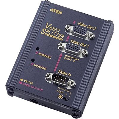 Aten Distributeur vidéo 2 écrans 350 Mhz - Publicité Aten Distributeur vidéo 2 écrans 350 Mhz - Publicité