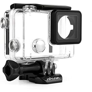 SOONSUN Boîtier de plongée étanche pour GoPro Hero 3/3+/4 Noir Argent – 40 m Boîtier sous-marin compatible avec écran BacPac et batterie pour la plongée sous-marine, la plongée avec tuba et les - Publicité SOONSUN Boîtier de plongée étanche pour GoPro Hero 3/3+/4 Noir Argent – 40 m Boîtier sous-marin compatible avec écran BacPac et batterie pour la plongée sous-marine, la plongée avec tuba et les - Publicité