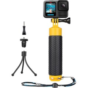 GEPULY Poignée Flottante avec Mini Adaptateur de trépied pour caméra d'action GoPro Hero 12 11 10 9 8 7 6 5 4 3 2/DJI OSMO/SJCAM/AKASO/Insta360/Xiaomi Yi Poignée étanche - Publicité GEPULY Poignée Flottante avec Mini Adaptateur de trépied pour caméra d'action GoPro Hero 12 11 10 9 8 7 6 5 4 3 2/DJI OSMO/SJCAM/AKASO/Insta360/Xiaomi Yi Poignée étanche - Publicité