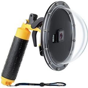 SOONSUN Port dôme pour GoPro Hero 5 6 7 Noir Argent Blanc Hero (2018) avec boîtier étanche déclencheur poignée flottante pour plongée sous-marine - Publicité SOONSUN Port dôme pour GoPro Hero 5 6 7 Noir Argent Blanc Hero (2018) avec boîtier étanche déclencheur poignée flottante pour plongée sous-marine - Publicité