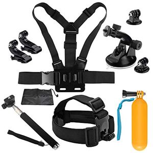 D&F Kit Accessoires Caméra Sport 10-1 pour GoPro Hero 7/6/5/4 / Hero (2018) Caméra SJCAM YI Crosstour AKASO et Autres caméras d'action - Publicité D&F Kit Accessoires Caméra Sport 10-1 pour GoPro Hero 7/6/5/4 / Hero (2018) Caméra SJCAM YI Crosstour AKASO et Autres caméras d'action - Publicité