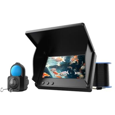 YXZKJZJ Caméra de pêche sous-Marine 4,3 Pouces 1000TVL 1080P IP68 avec Pare-Soleil, Longueur de Fil 15 m et 30 m Clear View - Publicité YXZKJZJ Caméra de pêche sous-Marine 4,3 Pouces 1000TVL 1080P IP68 avec Pare-Soleil, Longueur de Fil 15 m et 30 m Clear View - Publicité
