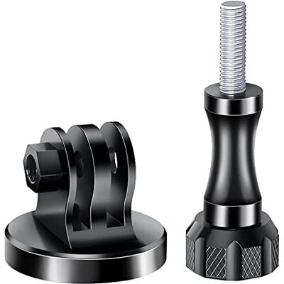 Eruinfang Adaptateur de trépied en aluminium, trépied pour trépied standard, trépied pour caméra d'action, GoPro Max, GoPro Hero, DJI Osmo Action - Publicité Eruinfang Adaptateur de trépied en aluminium, trépied pour trépied standard, trépied pour caméra d'action, GoPro Max, GoPro Hero, DJI Osmo Action - Publicité