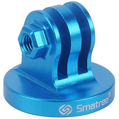Smatree ® trépied en Aluminium Mount Adapter pour GoPro Max, Hero 2018, Hero 12/11/10/9/8/7/6/5/4/3+/3/2/1, DJI OSMO Caméra d'action (Bleu) - Publicité Smatree ® trépied en Aluminium Mount Adapter pour GoPro Max, Hero 2018, Hero 12/11/10/9/8/7/6/5/4/3+/3/2/1, DJI OSMO Caméra d'action (Bleu) - Publicité