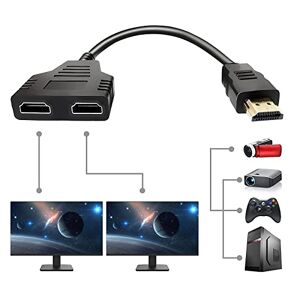 SYS Prise HDMI 1 mâle vers Double HDMI 2 femelle Y adaptateur de câble de répartiteur LCD LED HD TV - Publicité