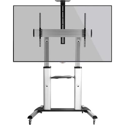RICOO FS0610 Support TV sur roulettes 55 58 60 65 70 75 77 83 85 98 100 110 Pouces Mobile Hauteur réglable QLED OLED LED LCD VESA 200x200 à VESA 1000x600 - Publicité RICOO FS0610 Support TV sur roulettes 55 58 60 65 70 75 77 83 85 98 100 110 Pouces Mobile Hauteur réglable QLED OLED LED LCD VESA 200x200 à VESA 1000x600 - Publicité