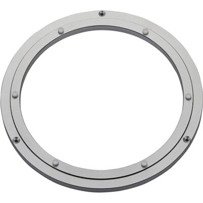 SOTECH Couronne rotative en aluminium argenté Ø 304 mm charge maximale 300 kg, anneau rotatif robuste, sur roulement à billes, inoxydable Plateau tournant pour table tournante - Publicité SOTECH Couronne rotative en aluminium argenté Ø 304 mm charge maximale 300 kg, anneau rotatif robuste, sur roulement à billes, inoxydable Plateau tournant pour table tournante - Publicité