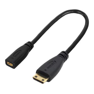 chenyang Micro HDMI 1.4 Prise Femelle vers Mini HDMI Câble Adaptateur Mâle 20cm - Publicité chenyang Micro HDMI 1.4 Prise Femelle vers Mini HDMI Câble Adaptateur Mâle 20cm - Publicité