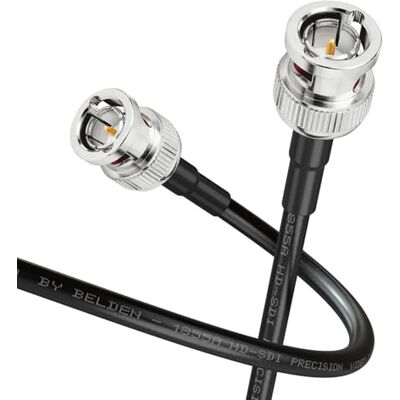Superbat Câble SDI 6G BNC 75 Ohms Mâle vers Mâle Belden 1855A Fin 30cm - Publicité Superbat Câble SDI 6G BNC 75 Ohms Mâle vers Mâle Belden 1855A Fin 30cm - Publicité