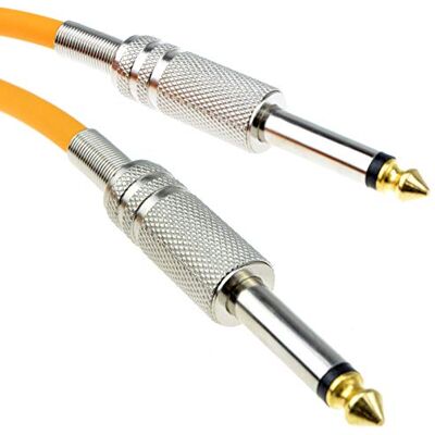 kenable - PRO 6.35mm Low Noise - Orange - Câble guitare - Publicité kenable - PRO 6.35mm Low Noise - Orange - Câble guitare - Publicité