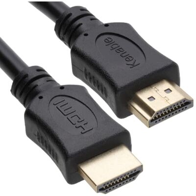 kenable Câble HDMI Haute Vitesse 1080p Full HD Connecteurs Plaqués Or Blindé Noir 4m - Publicité kenable Câble HDMI Haute Vitesse 1080p Full HD Connecteurs Plaqués Or Blindé Noir 4m - Publicité