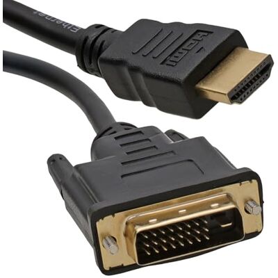 kenable Câble Vidéo Numérique DVI-D 24+1 Broches Mâle vers HDMI Mâle Connecteurs Plaqués Or 20m Noir - Publicité kenable Câble Vidéo Numérique DVI-D 24+1 Broches Mâle vers HDMI Mâle Connecteurs Plaqués Or 20m Noir - Publicité