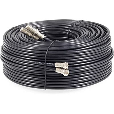 Viewi Sky Satellites Kit d'extension câble coaxial satellite double Connecteurs F pour Sky HD et Freesat 10 m Blanc - Publicité Viewi Sky Satellites Kit d'extension câble coaxial satellite double Connecteurs F pour Sky HD et Freesat 10 m Blanc - Publicité