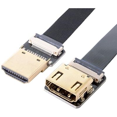 chenyang CYFPV HDMI mâle à femelle FPC câble d'extension plat pour caméra HDTV Multicopter photographie aérienne 0.2M - Publicité chenyang CYFPV HDMI mâle à femelle FPC câble d'extension plat pour caméra HDTV Multicopter photographie aérienne 0.2M - Publicité