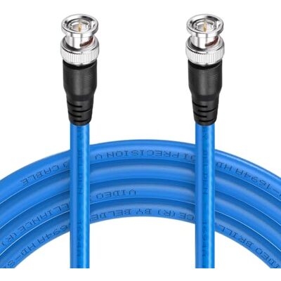 Superbat Câble BNC Câble Vidéo SDI 3m 3G/6G/12G (Belden 1694A, 75Ohm) Mâle à Mâle pour Caméras et Équipements Vidéo Supporte HD-SDI/3G-SDI/4K/8K, Câble Vidéo de Précision (1 pièce) - Publicité Superbat Câble BNC Câble Vidéo SDI 3m 3G/6G/12G (Belden 1694A, 75Ohm) Mâle à Mâle pour Caméras et Équipements Vidéo Supporte HD-SDI/3G-SDI/4K/8K, Câble Vidéo de Précision (1 pièce) - Publicité