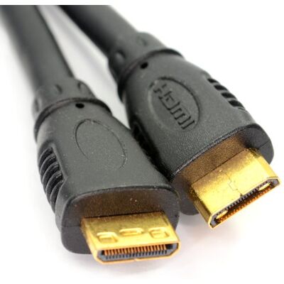 kenable Câble Mini HDMI Type C Mâle vers Mini HDMI Type C Mâle Plaqué Or 5m Noir Compatible HDMI 1.4 Full HD 1080p - Publicité kenable Câble Mini HDMI Type C Mâle vers Mini HDMI Type C Mâle Plaqué Or 5m Noir Compatible HDMI 1.4 Full HD 1080p - Publicité