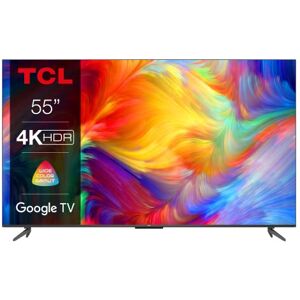 TCL 55P739 55 Pouces, 4K HDR, Ultra HD, Google TV, Design sans Cadre (Dolby Vision & Atmos, Commande vocale Mains Libres, Compatible avec Google Assistant & Alexa) - Publicité