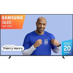Samsung TV AI 55 Pouces QLED 55Q6F 4K Smart TV, Quantum Dots, Q4 Lite Processor, WiFi, Airplay, HDR, Q-Symphony, OTS Lite, Knox Security, Gaming Hub, Suivez Le Sport et Les Matchs de Football en 4K - Publicité Samsung TV AI 55 Pouces QLED 55Q6F 4K Smart TV, Quantum Dots, Q4 Lite Processor, WiFi, Airplay, HDR, Q-Symphony, OTS Lite, Knox Security, Gaming Hub, Suivez Le Sport et Les Matchs de Football en 4K - Publicité