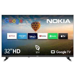 Nokia 32 Pouces (80 cm) Google TV HD 12V (WLAN, Triple Tuner DVB-C/S2/T2, Google Assistant, YouTube, Netflix, DAZN, Prime Video, Disney+) – HN32GE320C 2023 - Publicité