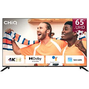CHIQ U65H7C, Smart TV de 65 Pouces, UHD, 4K, Dolby Vision,Bluetooth, Google Assistant, Netflix, Prime Video, 3 HDMI, 2 USB - Publicité